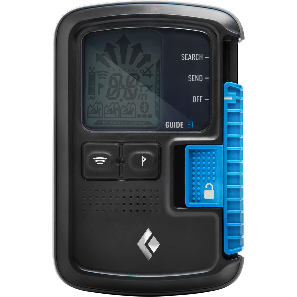 Black Diamond Guide BT Beacon | Digital/Analog Search | Bluetooth Connectivity | Advanced Avalanche Rescue Transceiver