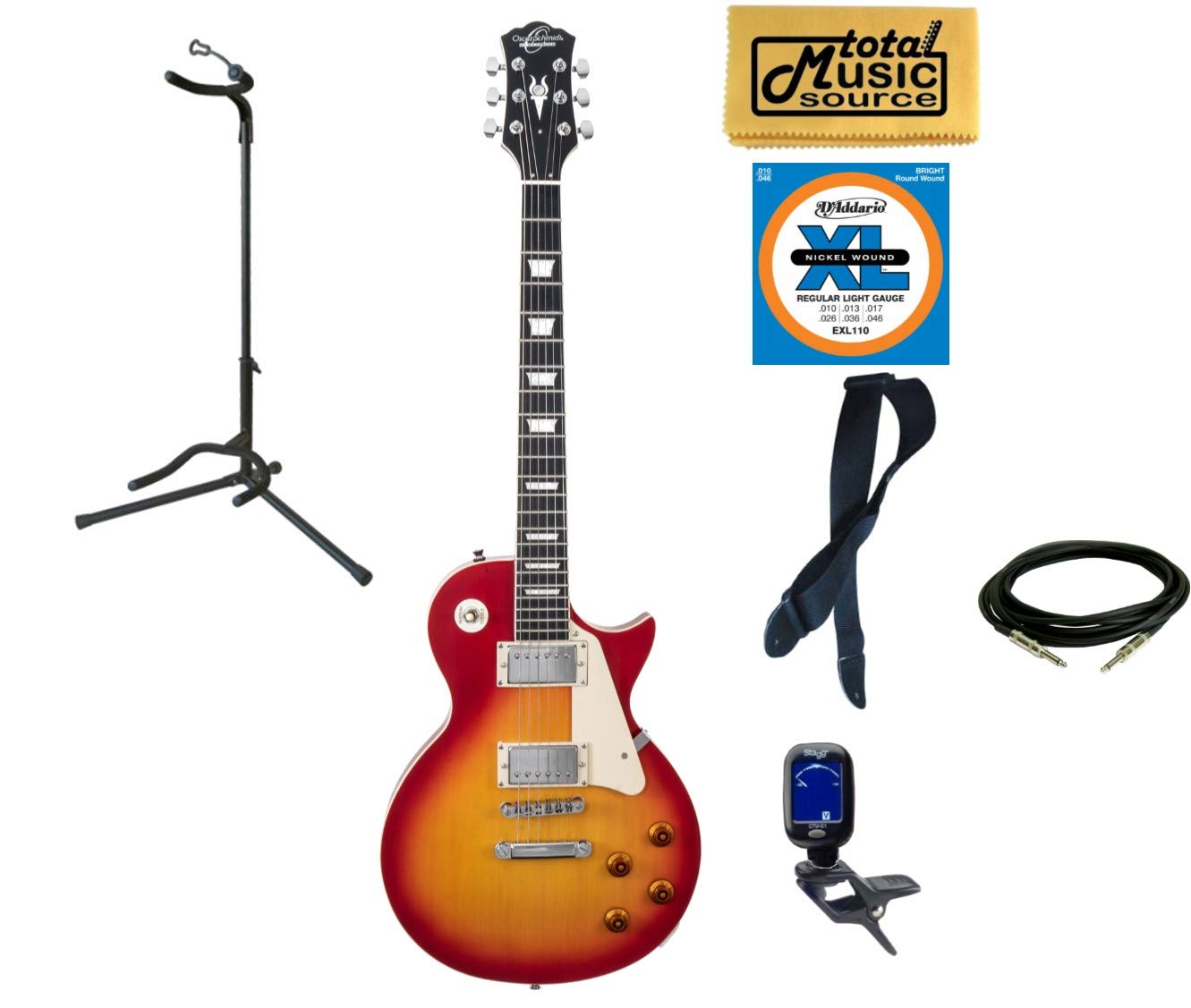 Lp Style Electric Guitar - Oscar Schmidt Oe20cs Lp Style Electric G Buy Online In Bahamas At Desertcart