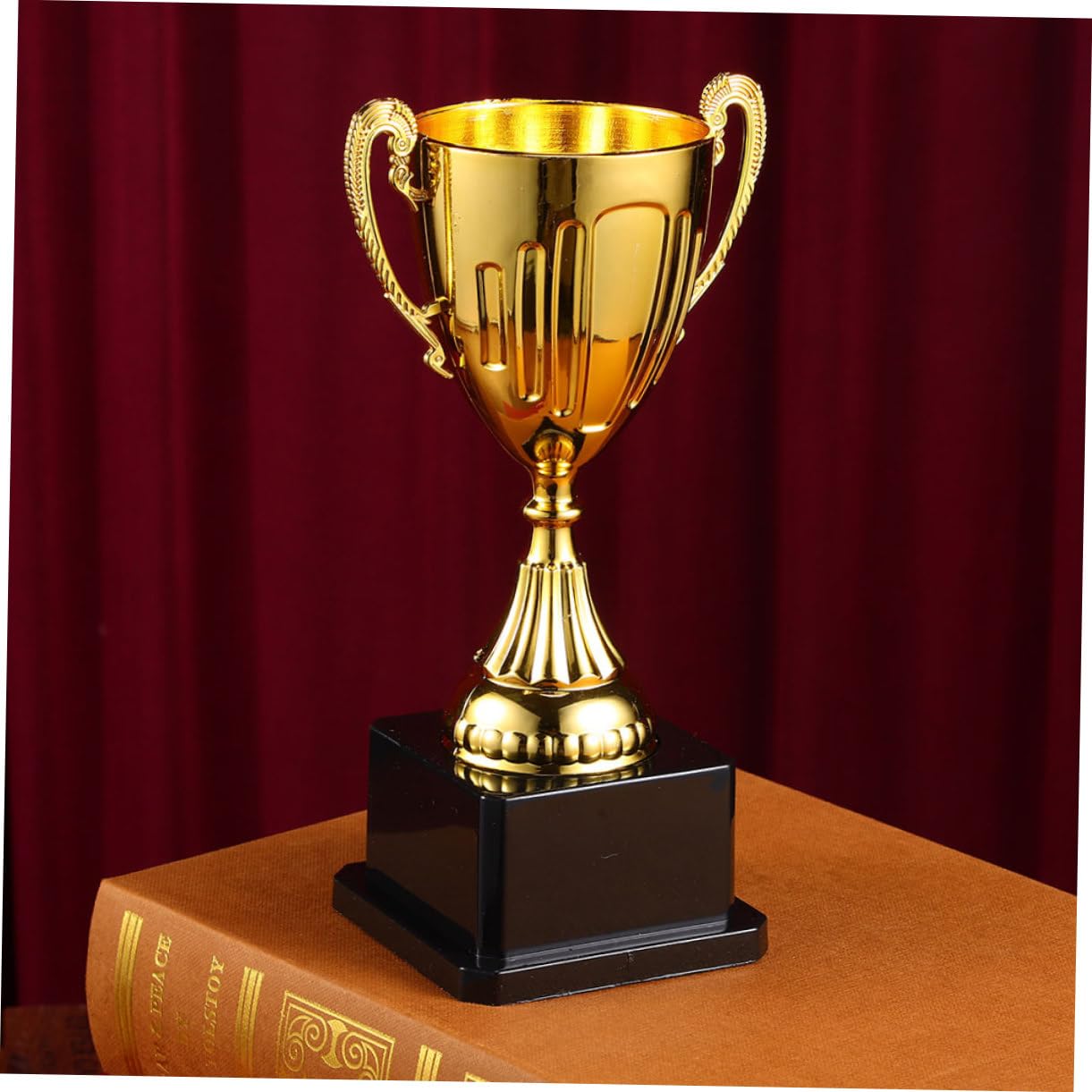 Toddmomy Spieltrophäe FA Cup Trophäe Fußballtrophäe Preistrophäe Feiertrophäe Pokalsieger Wettbewerbstrophäe Zeremonietrophäe Pokaltrophäen Zeremonie Trophäendekor Trophäenmodell