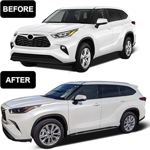 Miniatura 6 de Snailfly Estribos aptos para Toyota Highlander L LE XLE XSE Limited Platinum Hybrid Bronze Edition 2020-2025