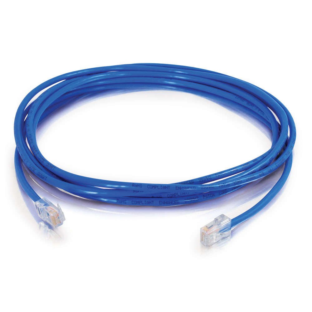 C2G 24370 Cat5e Cables - Non-Booted Unshielded Ethernet Network Patch Cable Multipack (100 Pack) Blue (10 Feet, 3.04 Meters)