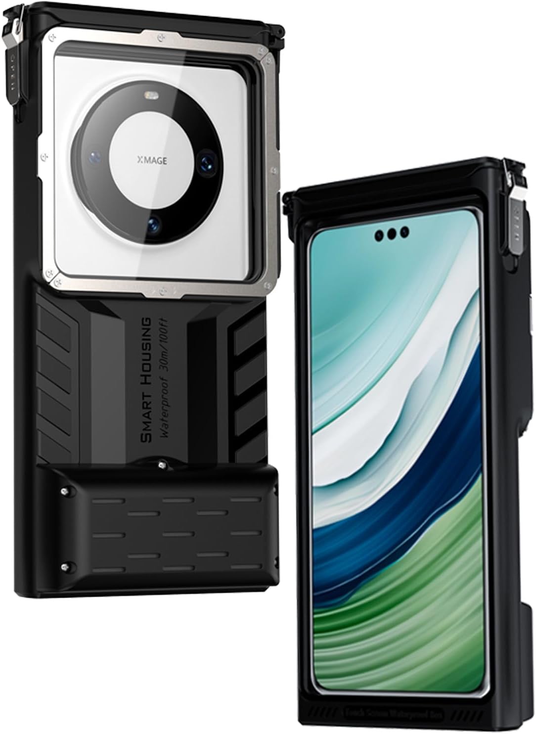 Product image of Underwater Photography Housing, Universal Waterproof Phone Case for Snorkeling and Diving [49ft/15m], Access Camera Controls, Compatible with 4.7-6.9 inch Smartphones.