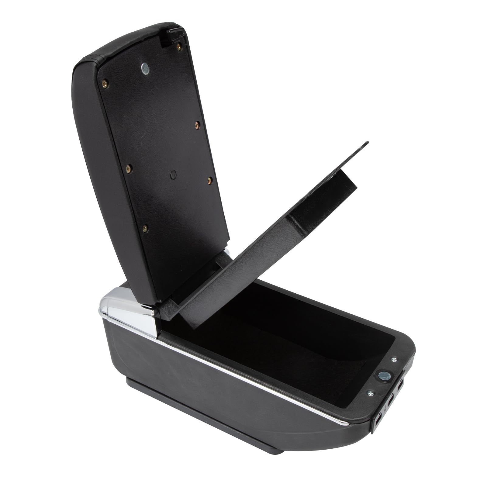 Bracciolo con vano portaoggetti per poggiabraccio centrale per Fiesta 2009–2017 con 7 interfacce USB