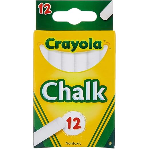 Crayola White Crayola Chalk CPD, Multi Color