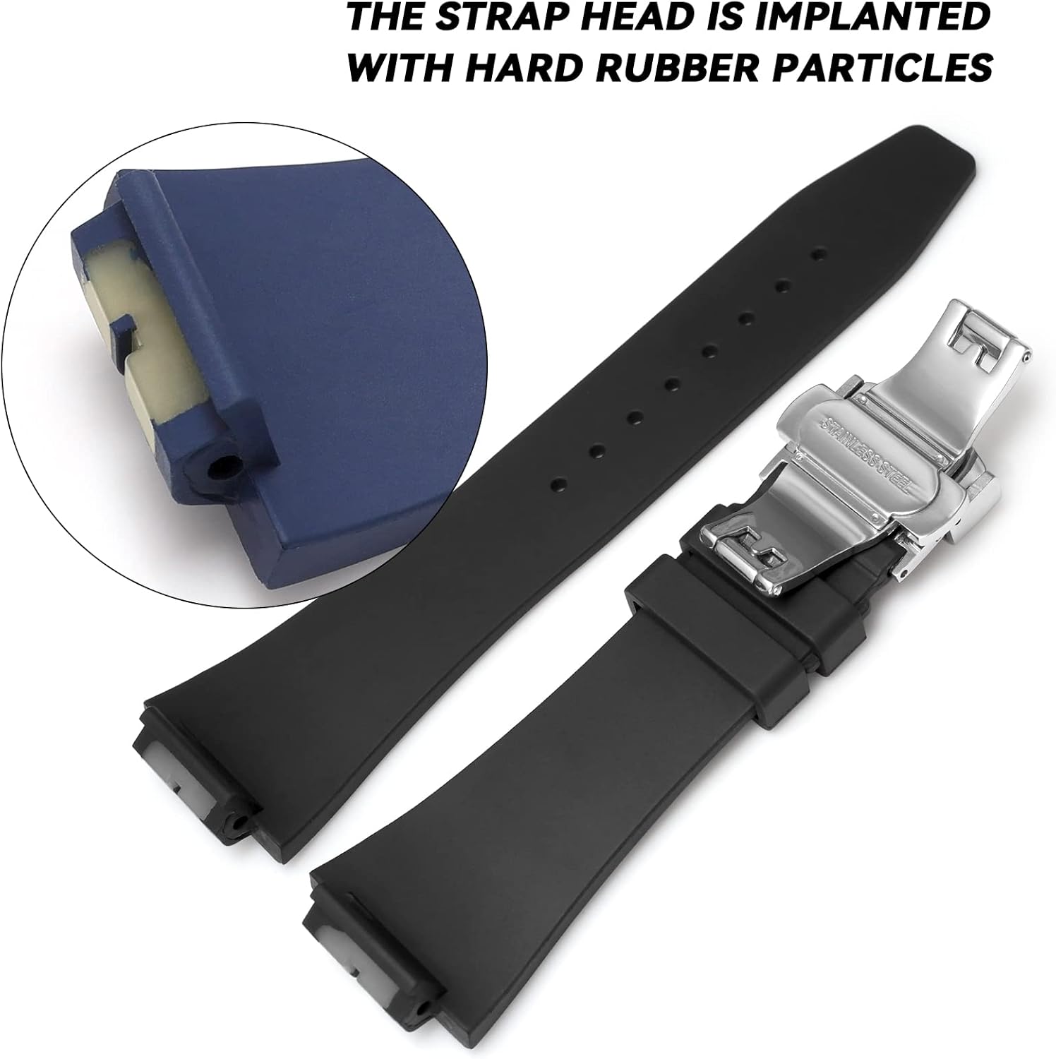 Quick-release Strap Replacement Fluororubber Watch Band Compatible With Casio For G-SHOCK GM5600 GM-5600B Watchband Accessories