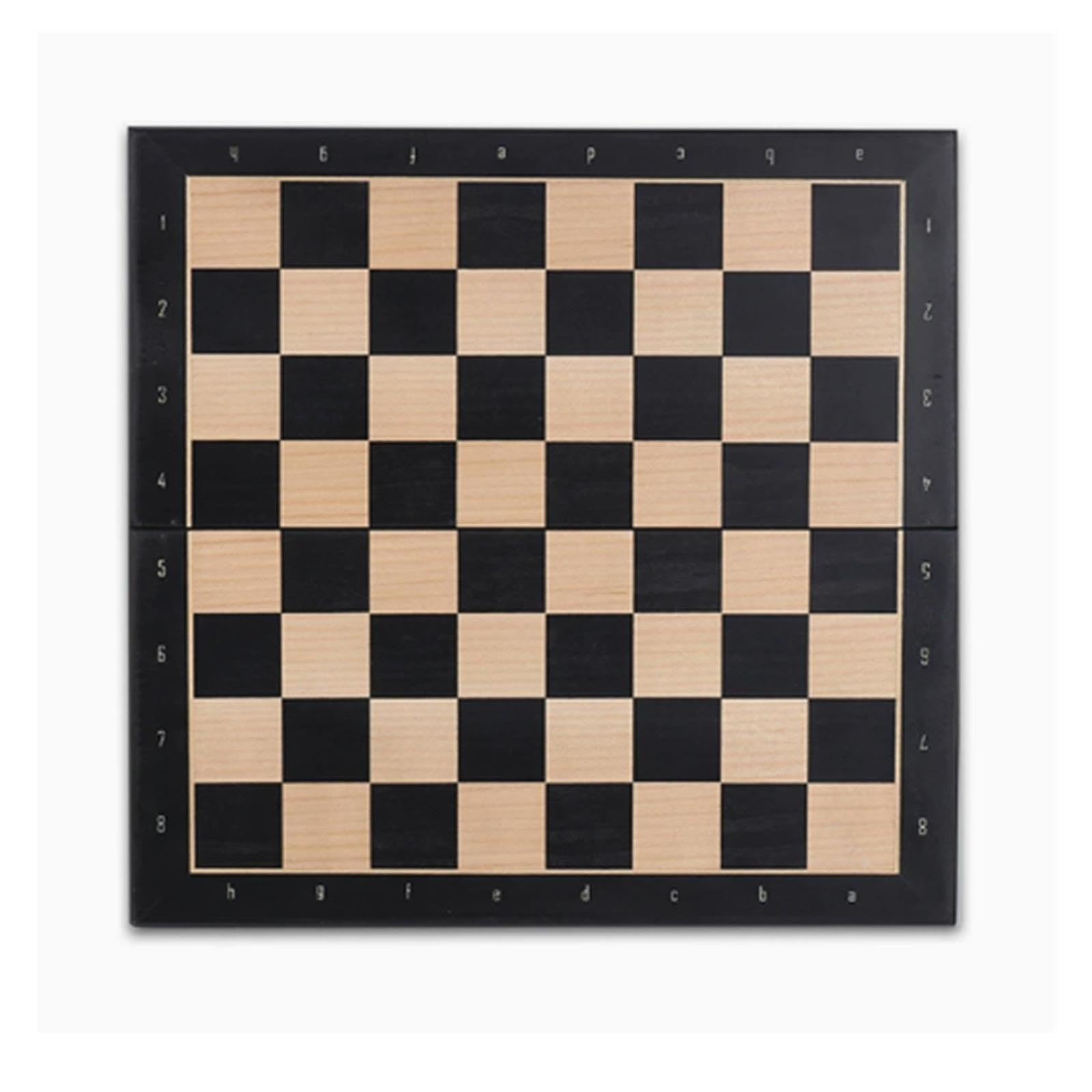 Set di scacchi in legno, scacchiera pieghevole