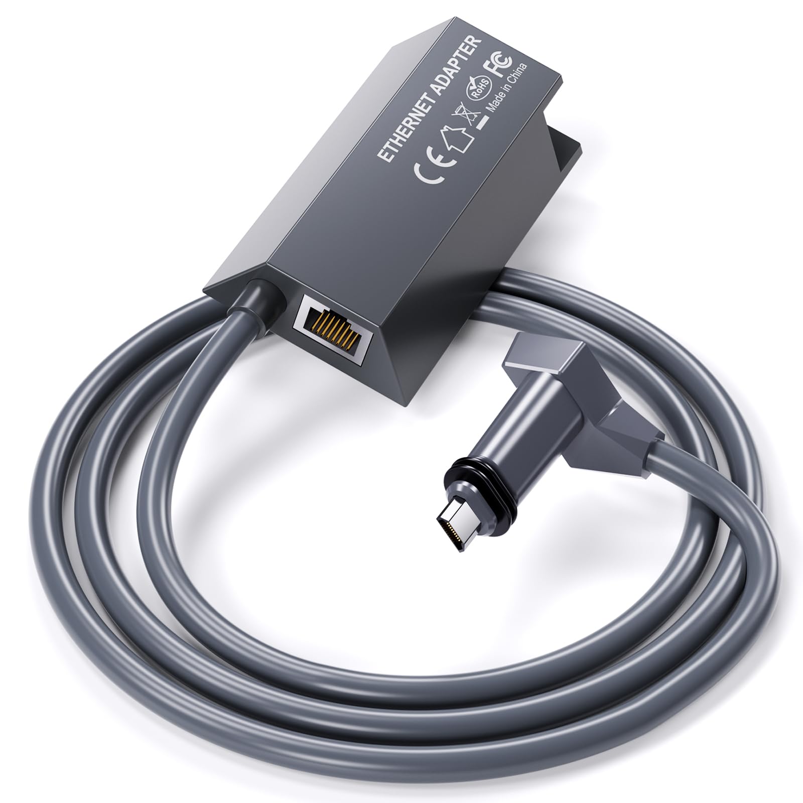 Adattatore Ethernet Starlink Internet satellitare V2 per parabola rettangolare, adattatore Starlink Ethernet con connessione di rete stabile per Starlink Actuated Gen 2