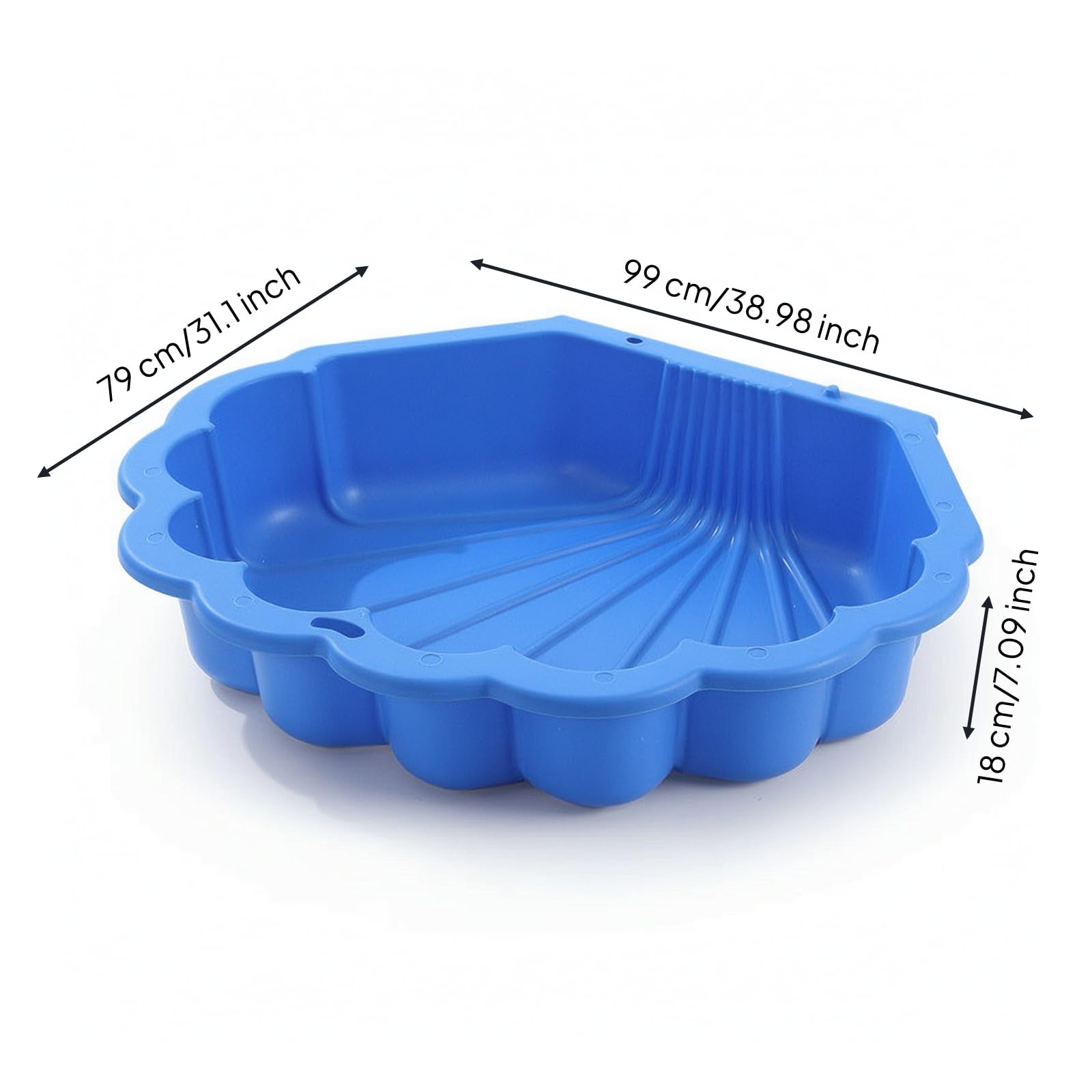 Agua Sensorial Mesa Resistente Piscina para Casa, Azul
