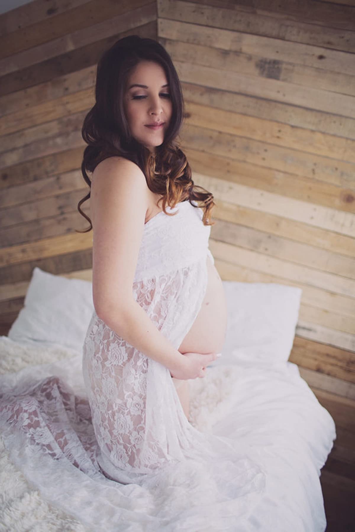 Mujer Embarazada Largos Vestido de Fiesta Faldas Fotográficas de Maternidad Apoyos De Fotografía Vestidos de Maternidad