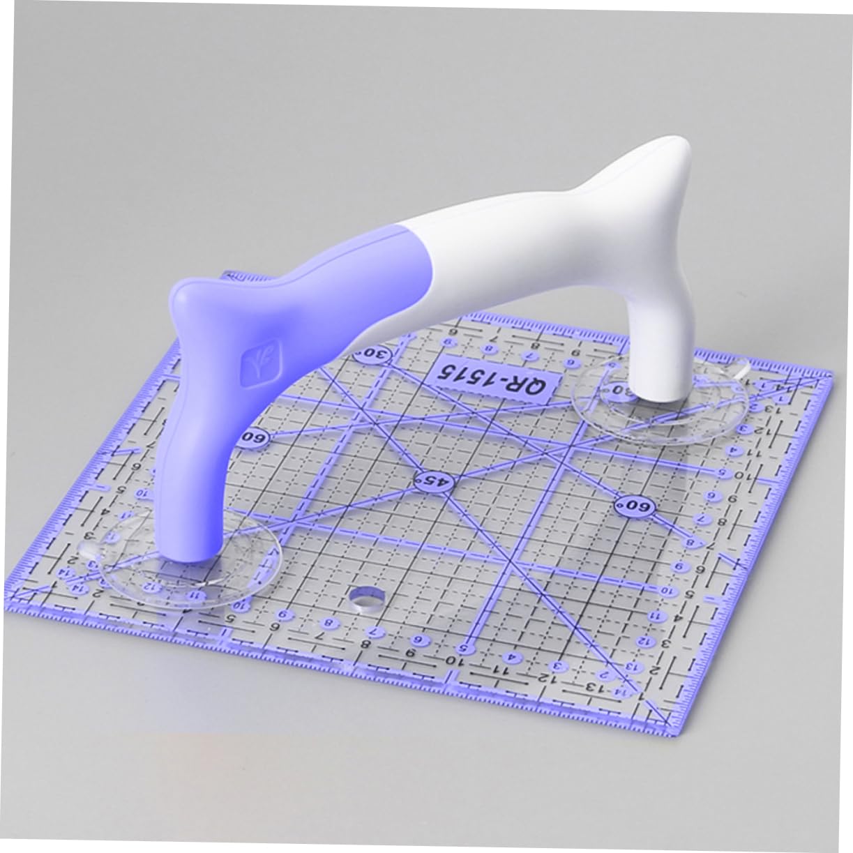 ARTIBETTER 4 Pezzi Righerfer maniglie pinza per righello cuciture presa del righello impugnature attrezzo impugnatura del per trapuntatura Gestire per il sovrano trapuntato pvc