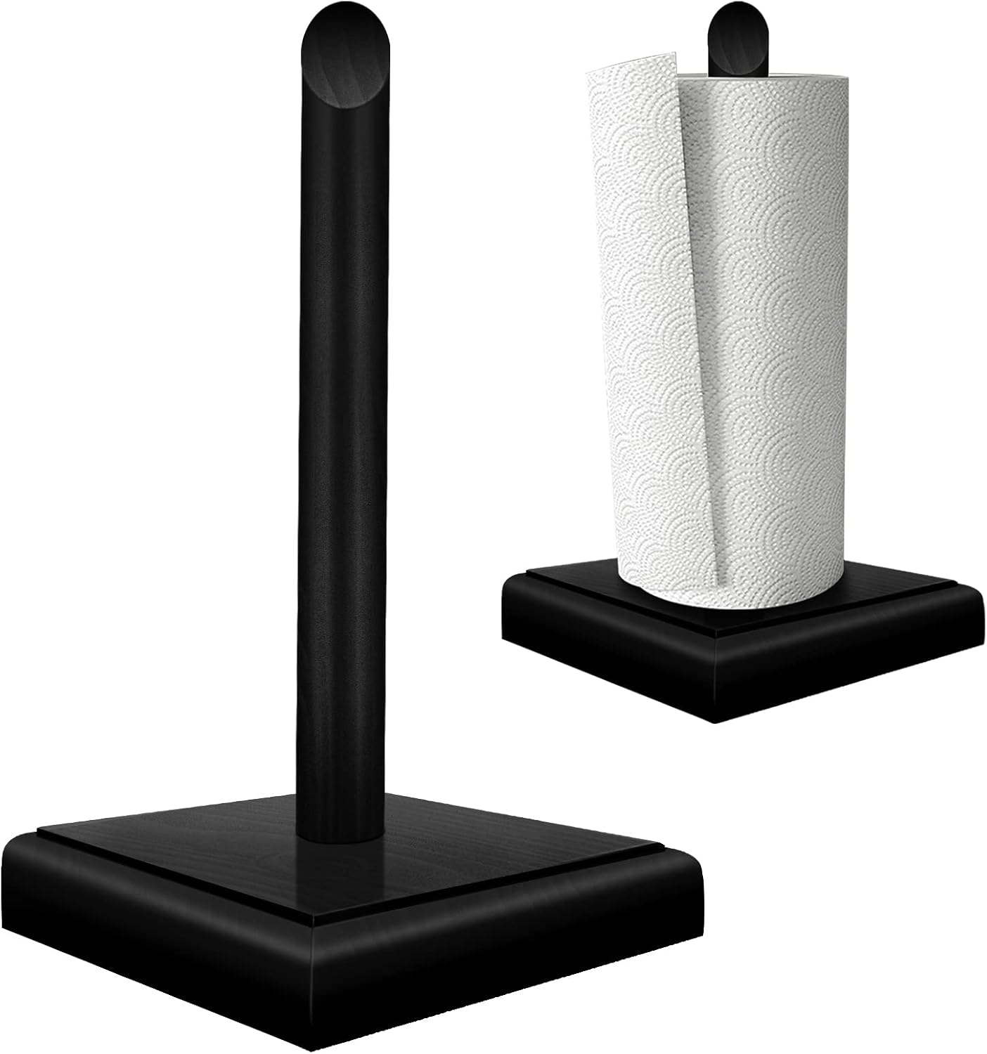 Amazon.com - Wood Paper Towel Holder, Handmade Standing Paper Towel ...