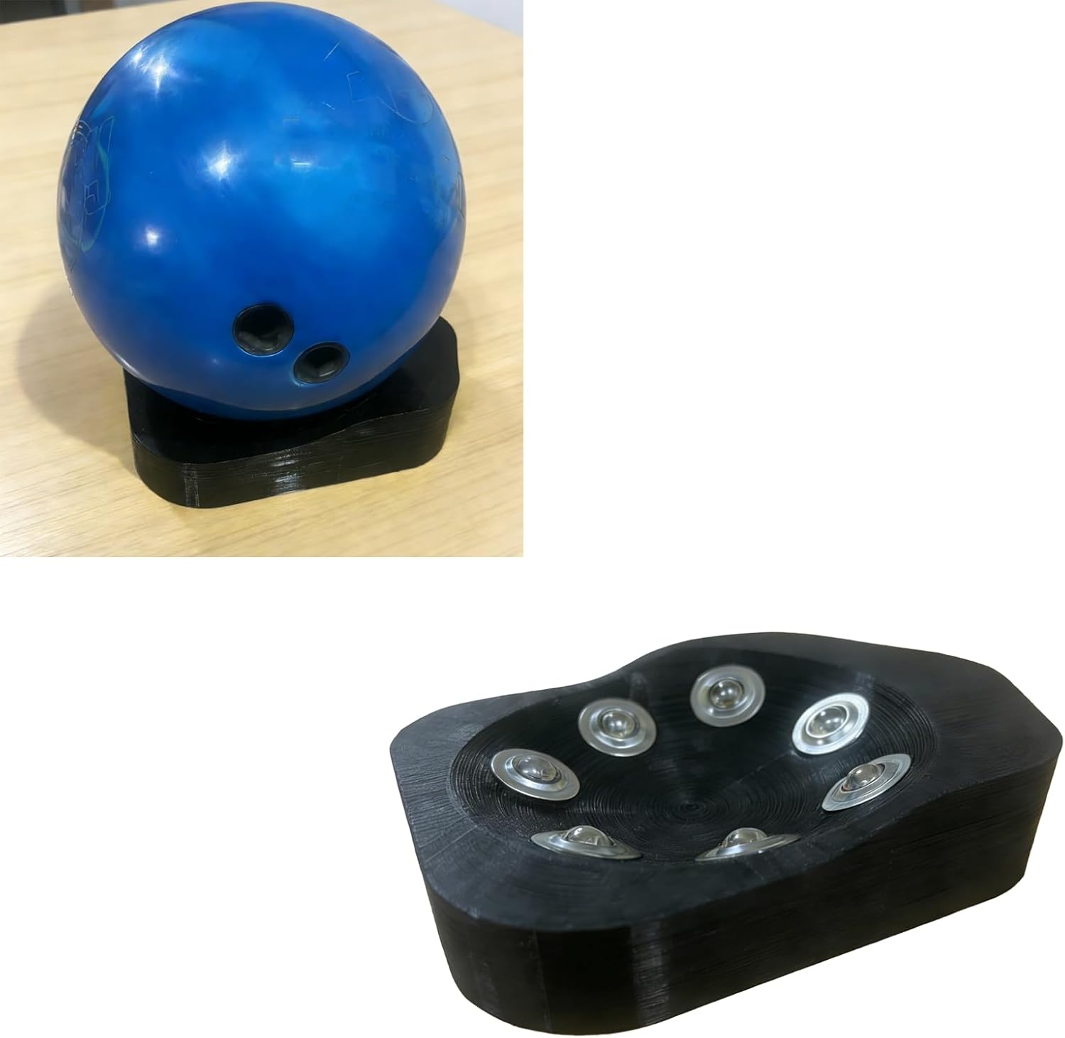 Bowling Spin Trainer, Improve Release Rotation & Hand Position, Practice Tool with Stable Base for All Skill Levels, Home Training Aid