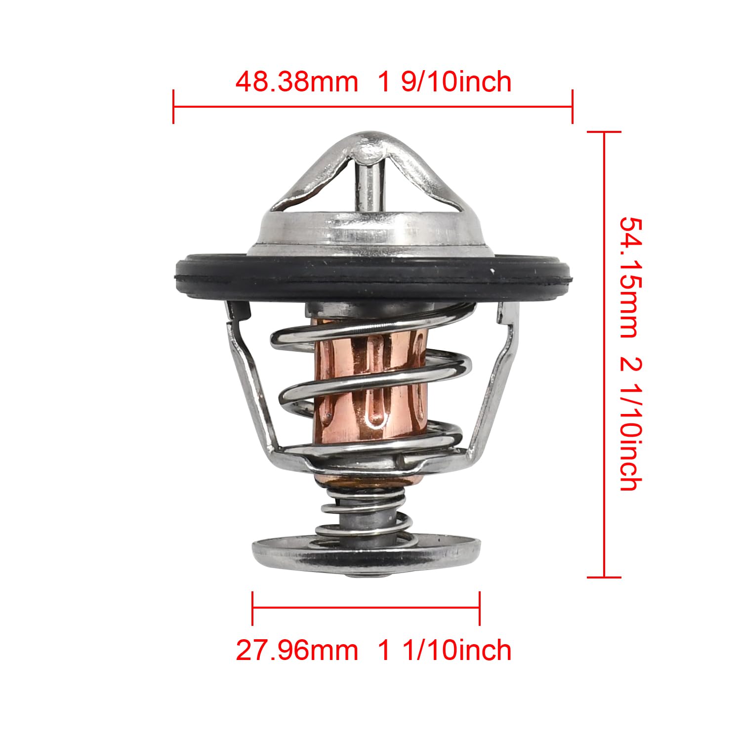 129155-49800 Termostato 129155-49801 per Motore Yanma R 3D84e 3D88e 3Jh3 3Jh3e 3Jh3ce 4D88e 4Jh3 Tk486 Hitach I Zx30u-3F Zx35u-3F Zx48u-3F Zx50u-3F Komats U Pc35r-8 Pc45r-8 Pc45r