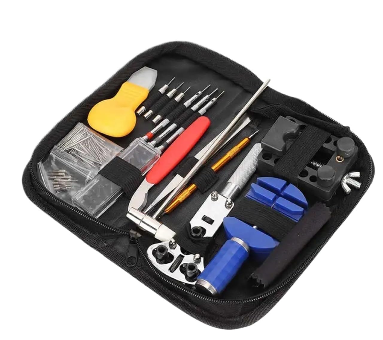 Kit De ReparacióN De Relojes Kit de reparación de Relojes, Kit de Herramientas de Ajuste de Correa de Reloj de Repuesto, Pilas for Reloj Profesional, 147 Uds.