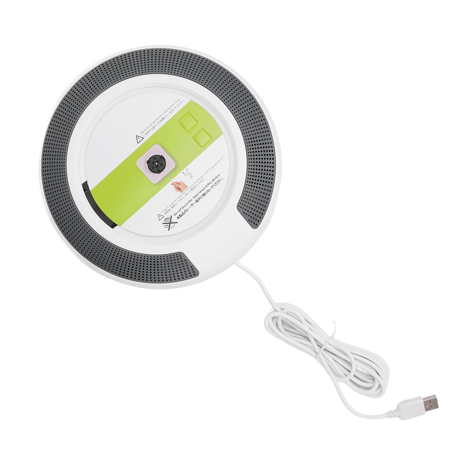 Lettore CD 5.0 Montabile a Parete, Lettore CD Portatile con Telecomando, Prese USB e per Cuffie, Interruttore Timer, Ideale per Bambini, Anziani, Genitori e Amici, ecc.