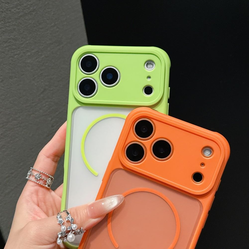 Przezroczyste etui magnetyczne do iPhone'a 17 Air 16 15 14 Plus 13 12 11 17 Pro Max, odporne na wstrząsy, z funkcją ładowania bezprzewodowego, białe, do iPhone'a 17