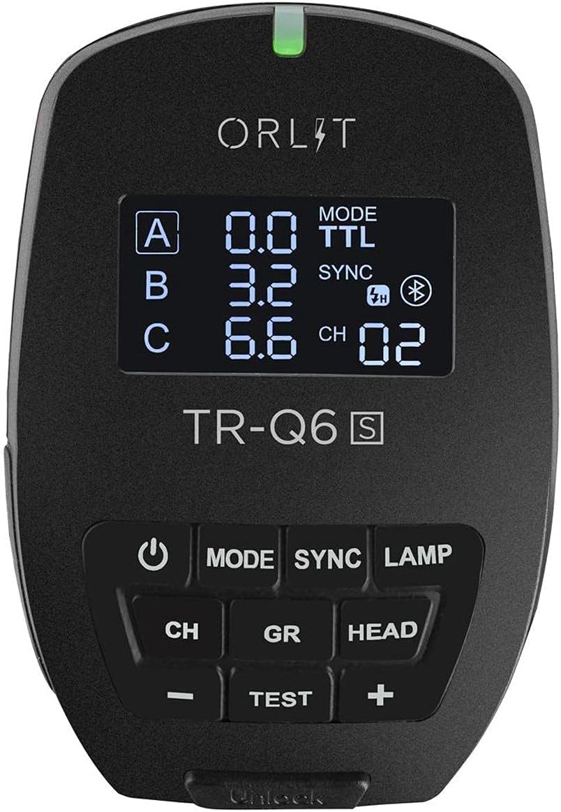 ORLIT TR-Q6N TTL 2.4Ghz Studio Flash Trigger for The Rovelight RT Series - Nikon