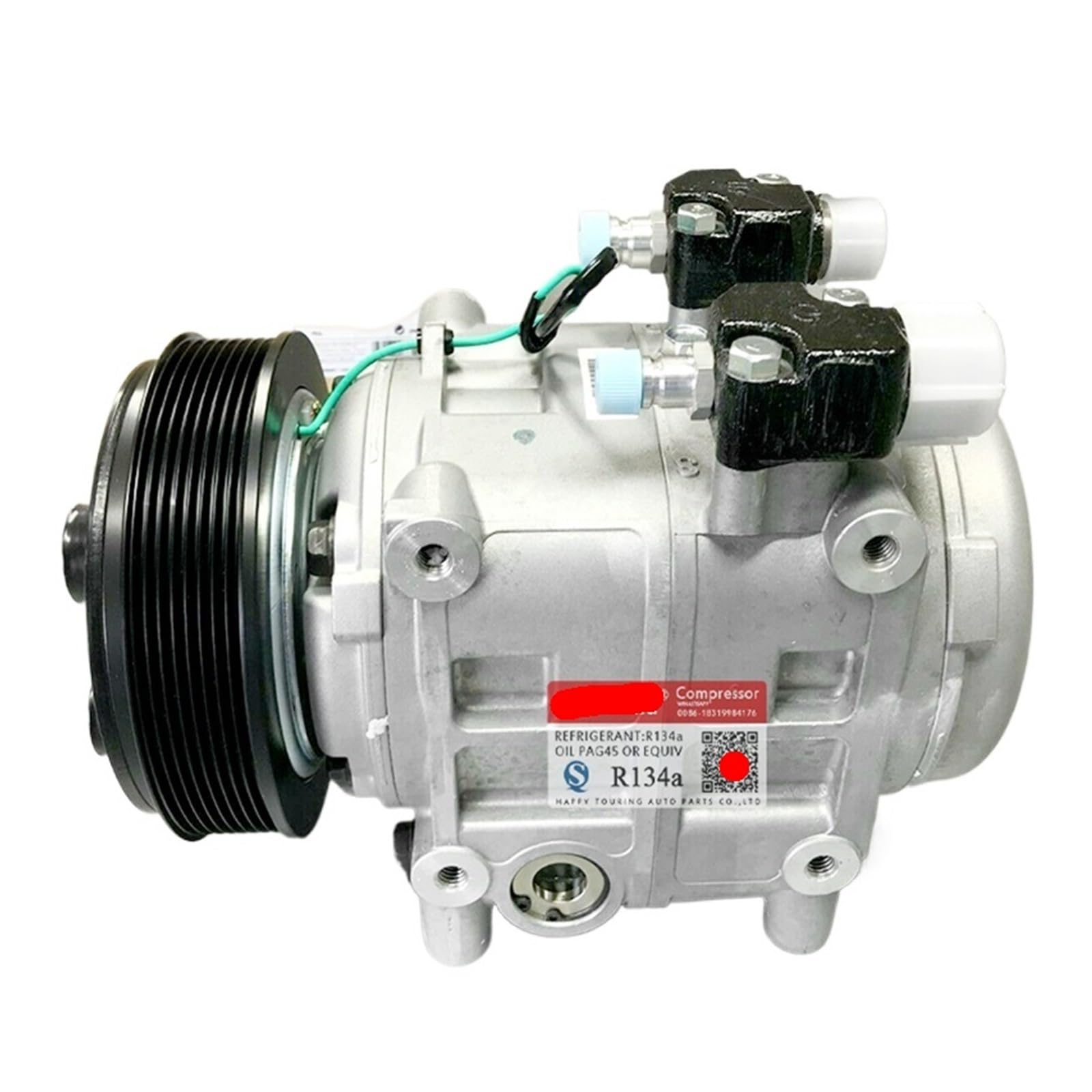 Weigexieo 24V Tm31 Tm-31 Bus Car Air Conditioner Ac Compressor Qp31-1728 5050095 555555 781201044 834555 D053295 240103023 102736 8Pk 12V ，Car Ac Compressor H(24V)