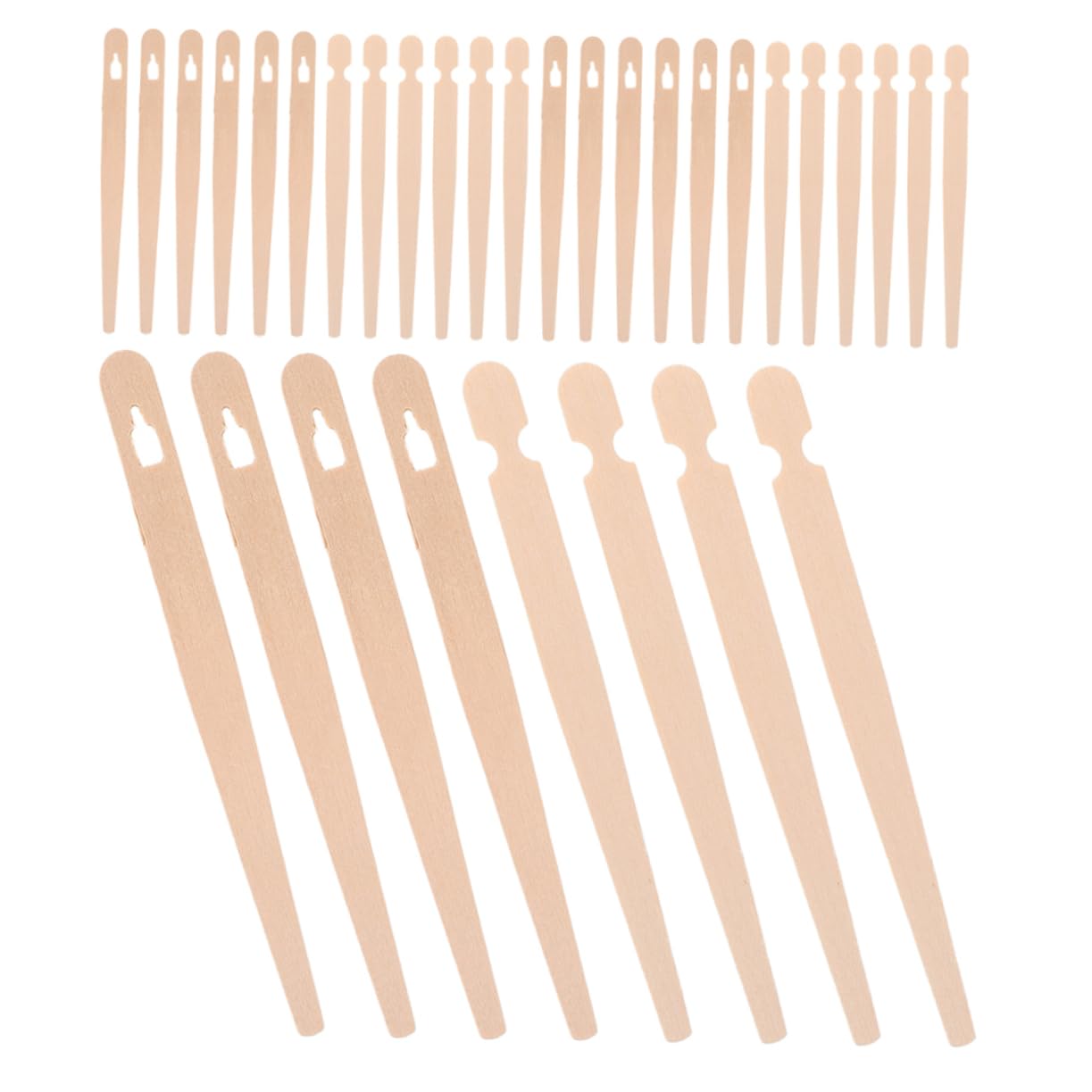 Ciieeo 100 Sets Wooden Chopstick Training Tongs Comfortable Grip Food Tongs for Serving Pastries Snacks Elegant European Style Kitchen Utensils for Buffets and Parties