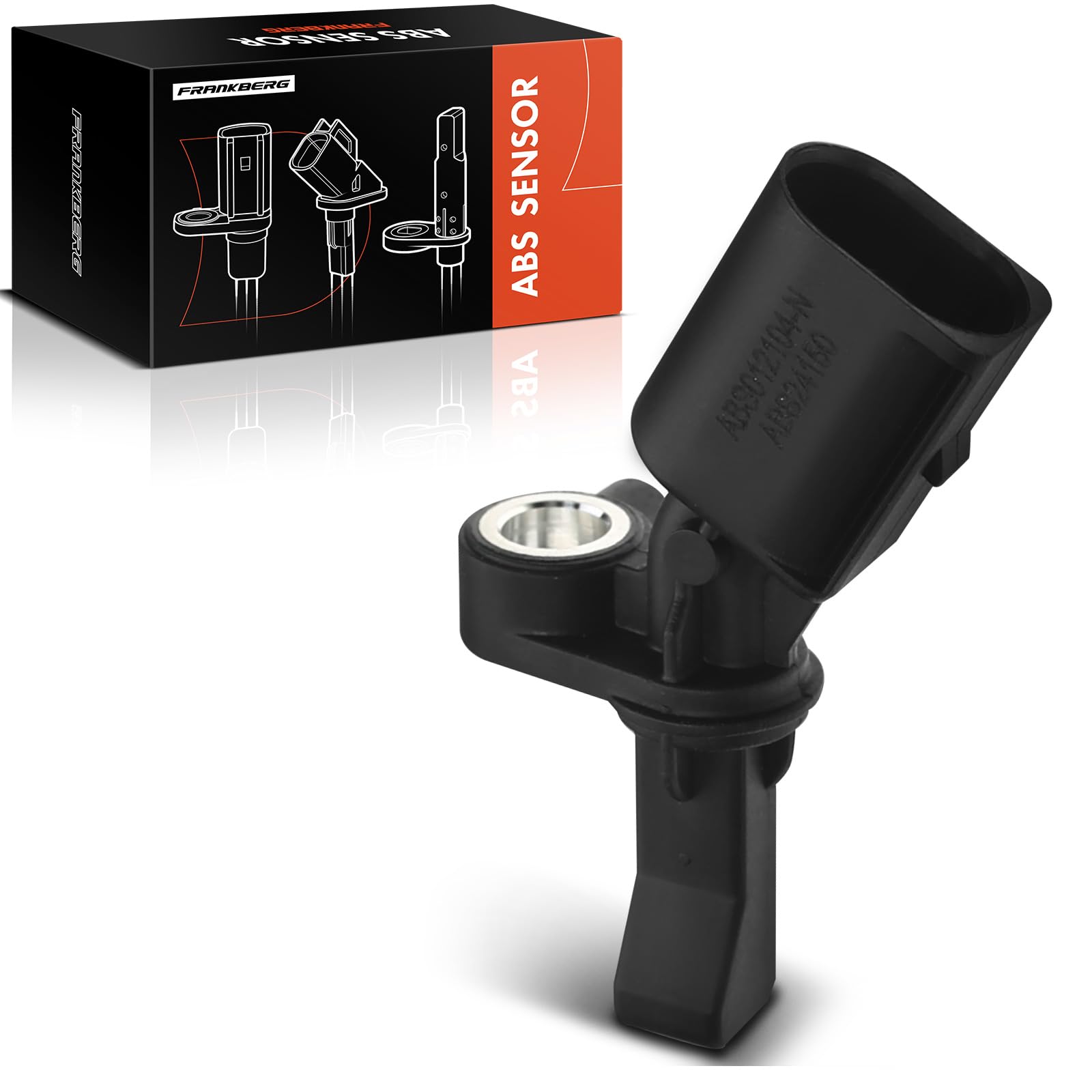 Frankberg Sensore Velocità Ruota ABS Sensore ABS 2-Poli Compatibile con UP! 121 122 123 BL1 BL2 BL3 Polo 6C1 6R1 Fabia II 542 Polo 9A 9N Citigo NF1 Replace# ALS2415