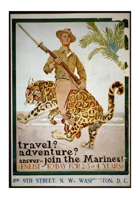 Affiche Join The Marines XXL poster de guerre et propagande semi-brillant sans cadre