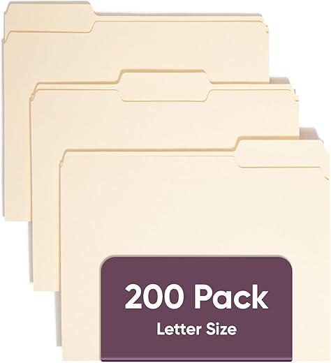 Best letter size manila folders