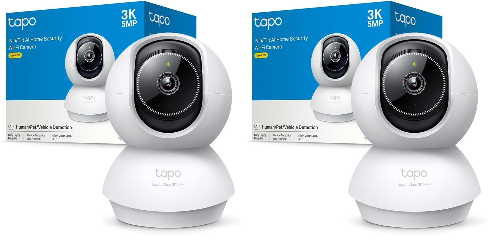 Tapo C200C FHD Telecamera WiFi Interno Videocamera Sorveglianza 360° — immagine 8 di 16