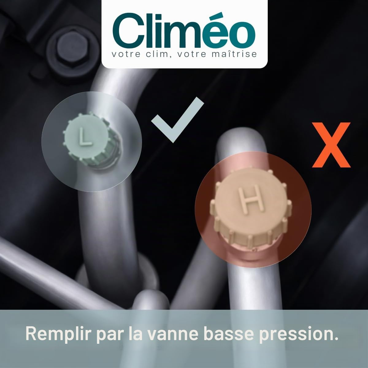 2 x 400 ml et tuyau avec manomètre - Remplacement écologique du réfrigérant R134a/R12 - Remplissage autonome du climatiseur