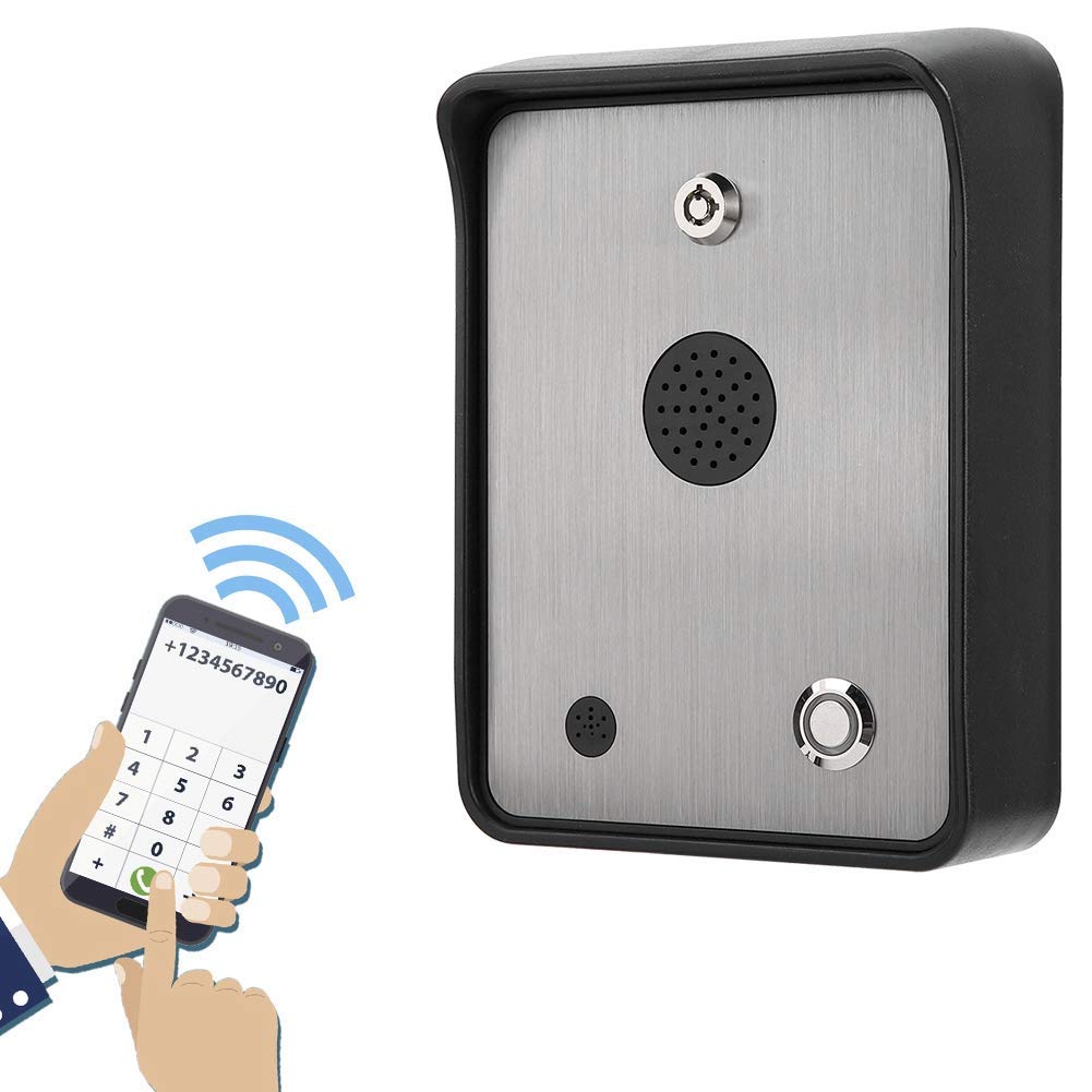 Interphone audio de GSM, système de contrôle d'accès d'interphone d'acier inoxydable de contrôleur d'accès d'ouvre-porte à l'abri de la pluie, serrure imperméable innovante pour la porte simple de mai