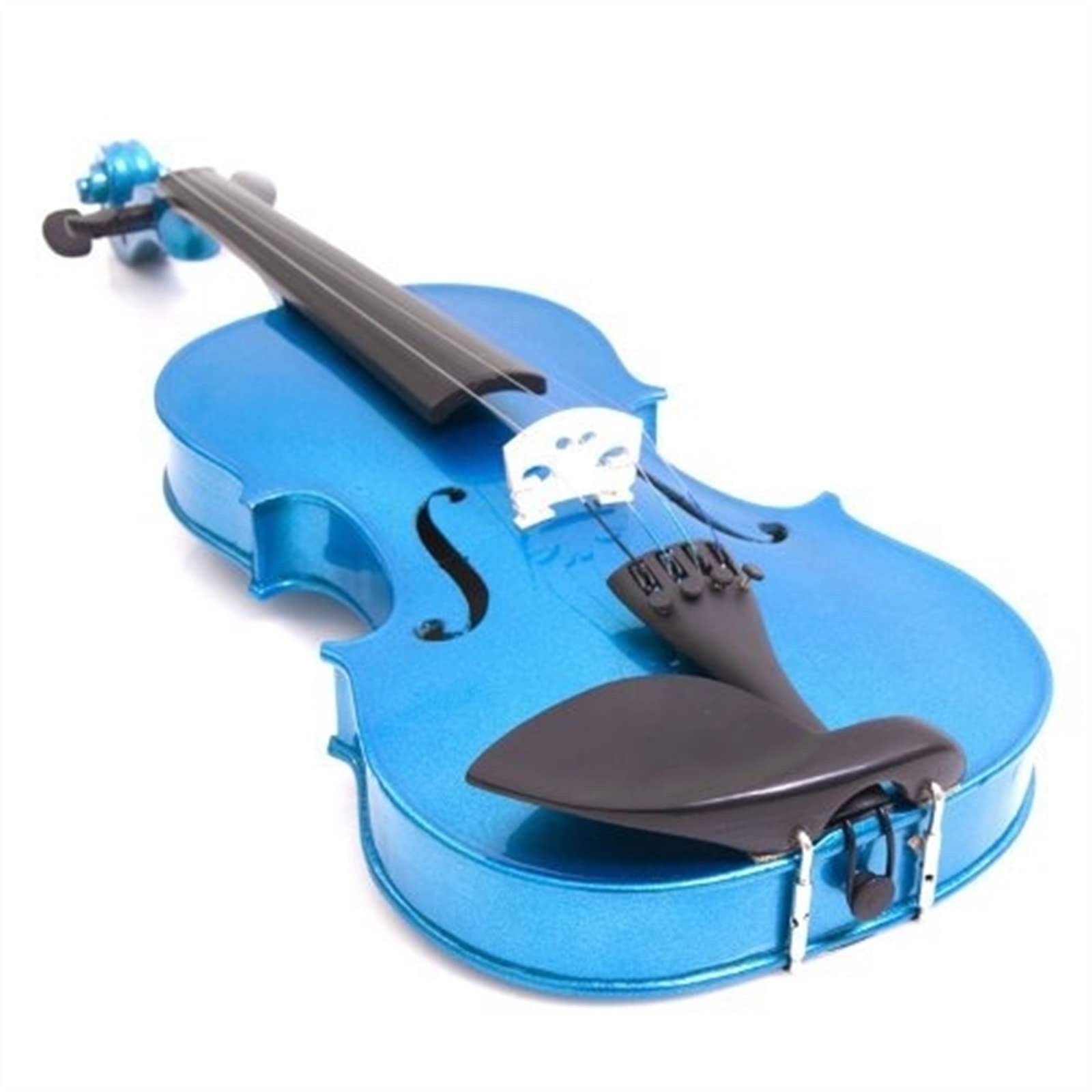 Violini per Studenti Violino Acustico In Legno Di Acero Violino Blu 4/4 Per Studenti Con Arco Per Custodia Per Regalo Musicale Per Principianti Professionale Violino