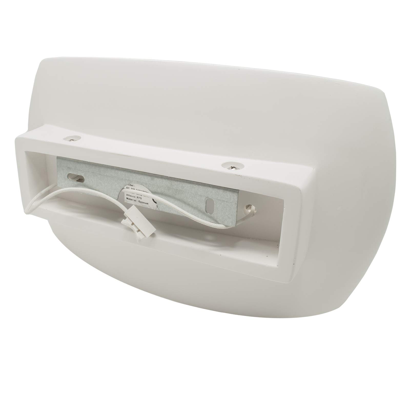 Applique gesso lampada parete LED 12W R7S doppia diffusione luce 1200lm 220V (Bianco caldo, 3000K)