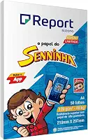 Papel Desenho A4 120g/m², Report Senninha, Branco, 50 Folhas