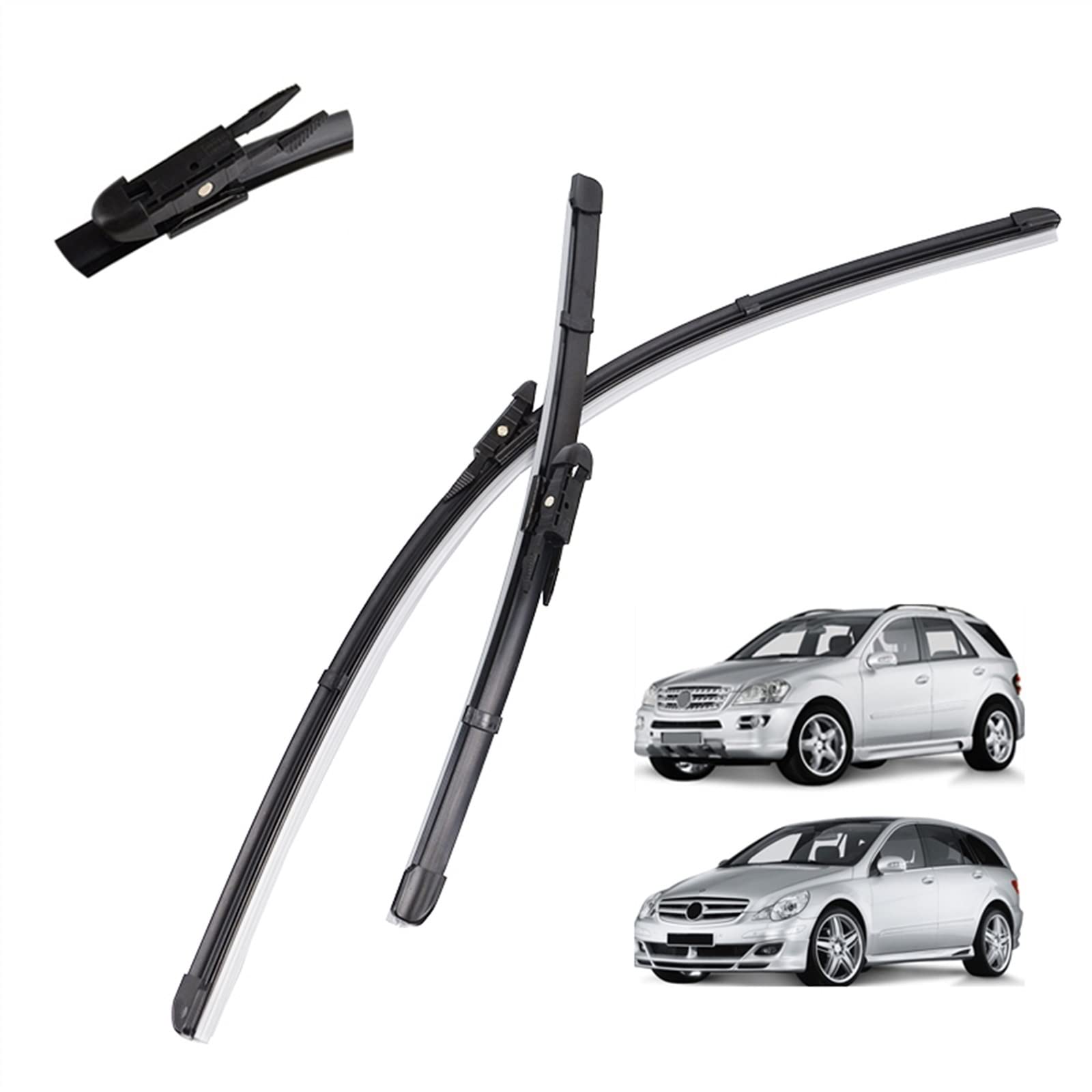 Balais d'essuie-glace avant Mercedes-Benz Classe M ML W164 28 21 pouces