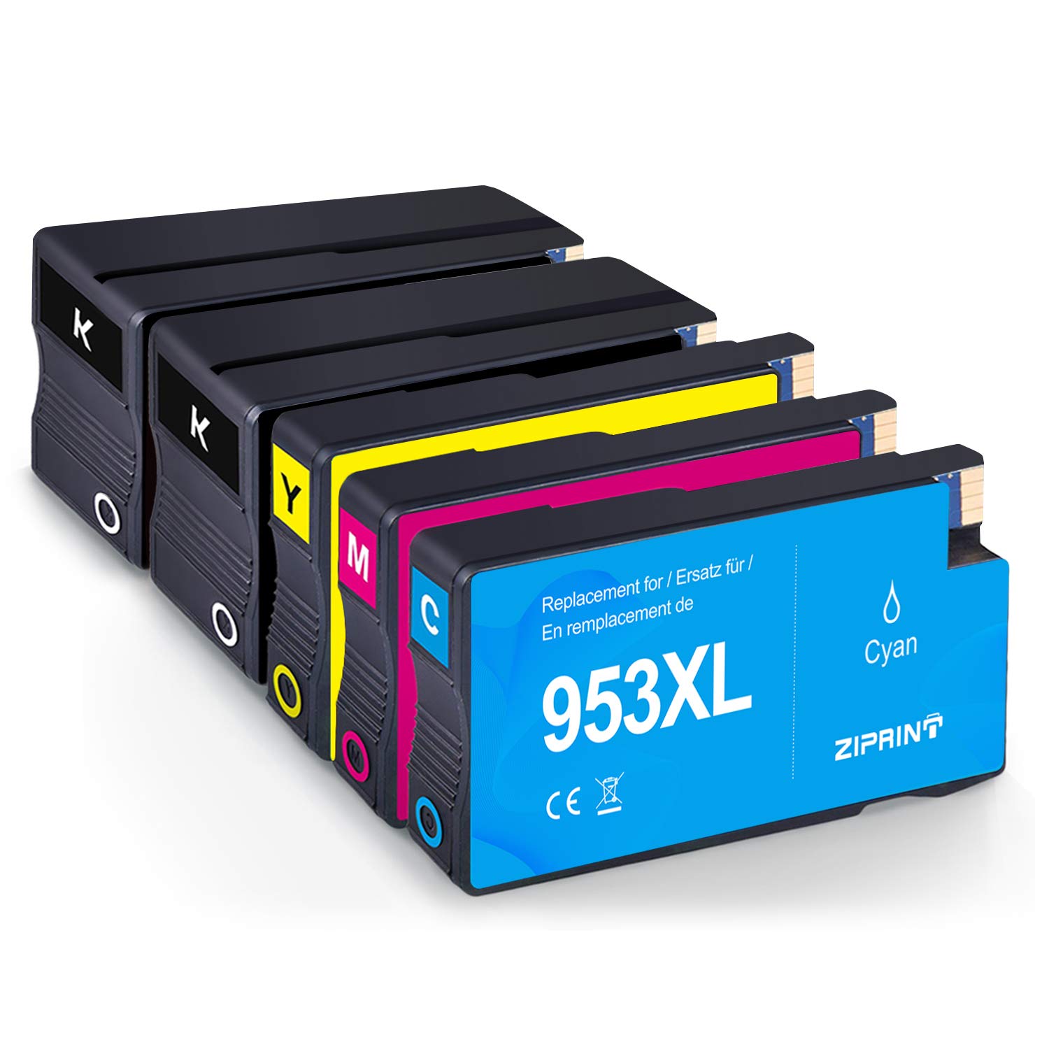 Ziprint Compatible Hp 953xl 5 Multipack Printer Cartridges For Hp Officejet Pro 8710 8715 Hp Officejet Pro 7720 7730 Hp Officejet Pro 8725 8720 8730 Hp Officejet Pro 8210 Aio Amazon Co Uk Office Products