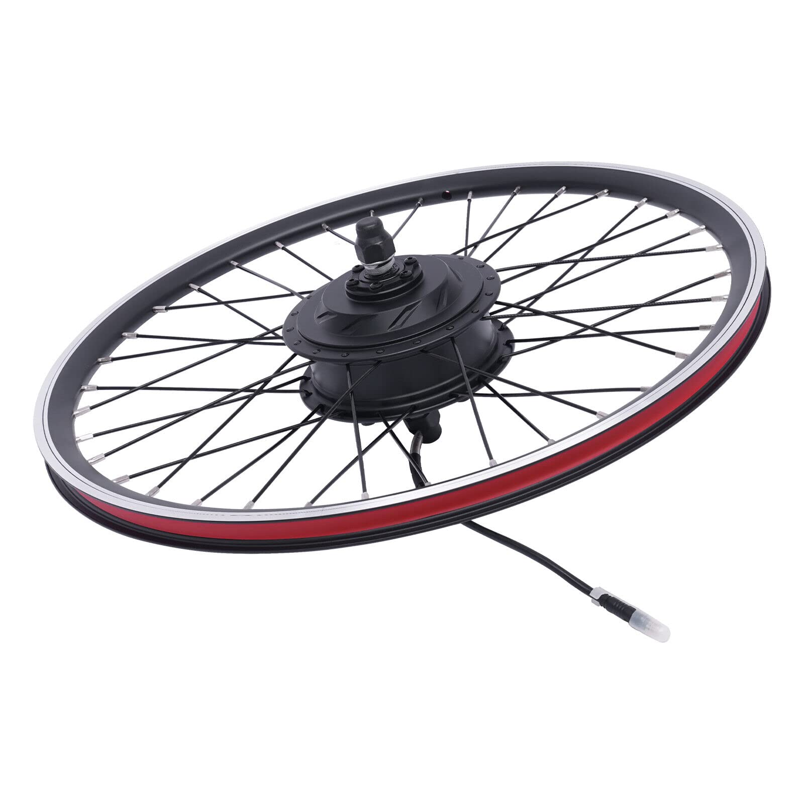 27,5 Zoll Ebike Umbausatz 36V 500W Vorderrad Umbausatz Elektrofahrrad Umbausatz mit LCD-Anzeige Pedal Assistant Sensor Ebike Conversion Kit