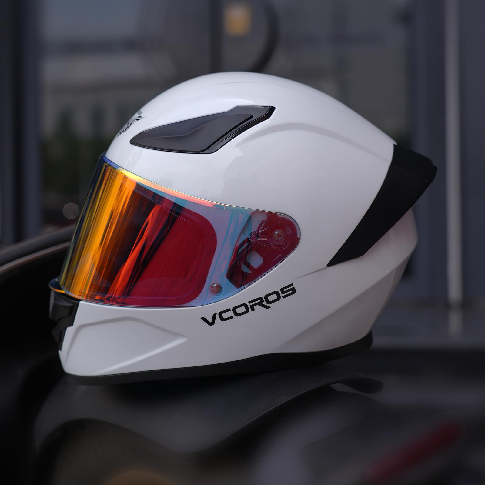 VCOROS Helmvisier für WS-609 ECE Motorradhelm Visier