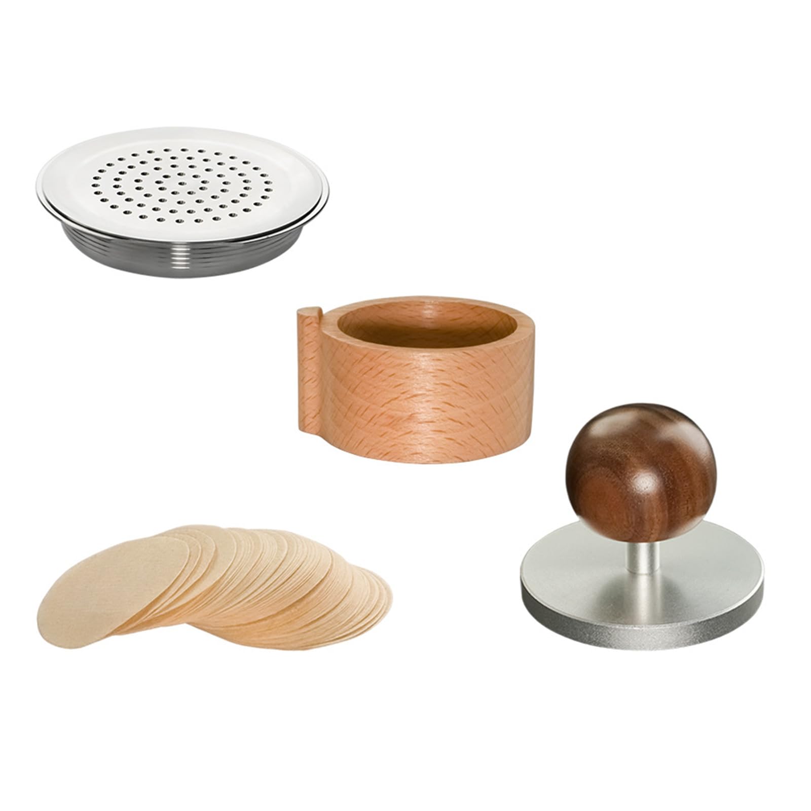Nachfüllbarer Kaffeekorb für HD6553 / 70 HD7865 / 60 HD6592 / 60 HD7870 / 20 Espressomaschine, Kaffeefilterpapier, Edelstahlfilter