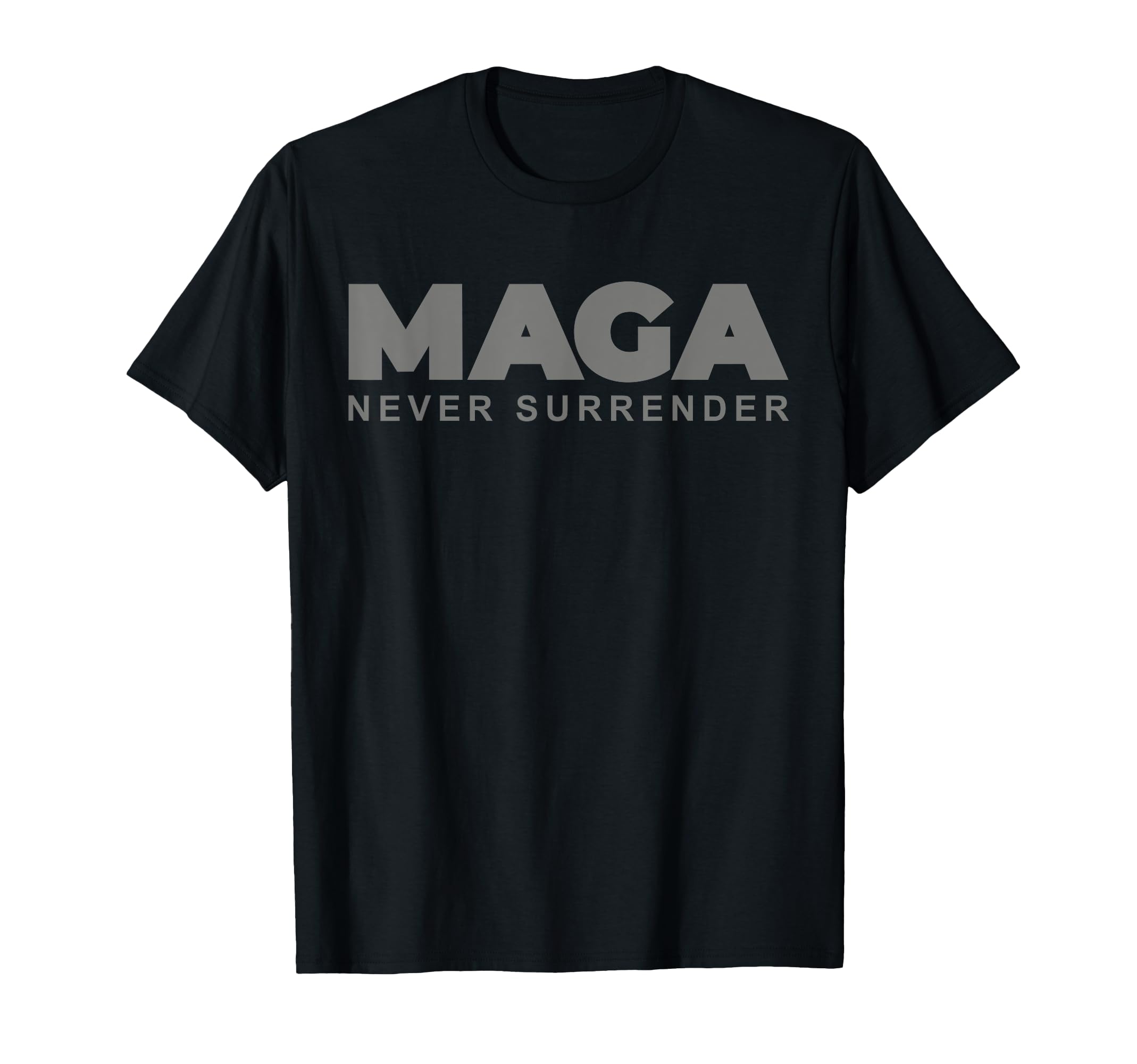 Dark Color President Trump MAGA Never Surrender Inauguration T-Shirt