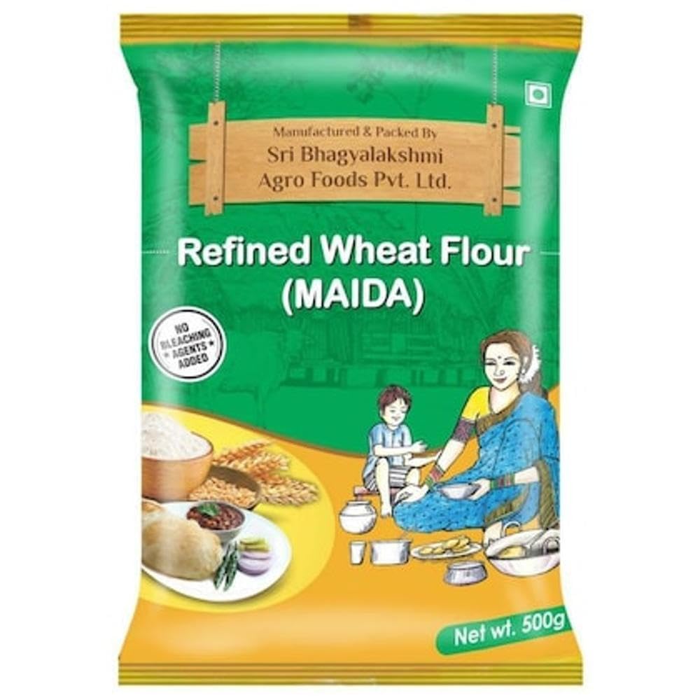 Sri Bhagyalakshmi Refined Wheat Flour (Maida), 500g (B0CJYB3TS1) Amazon Price History, Amazon Price Tracker