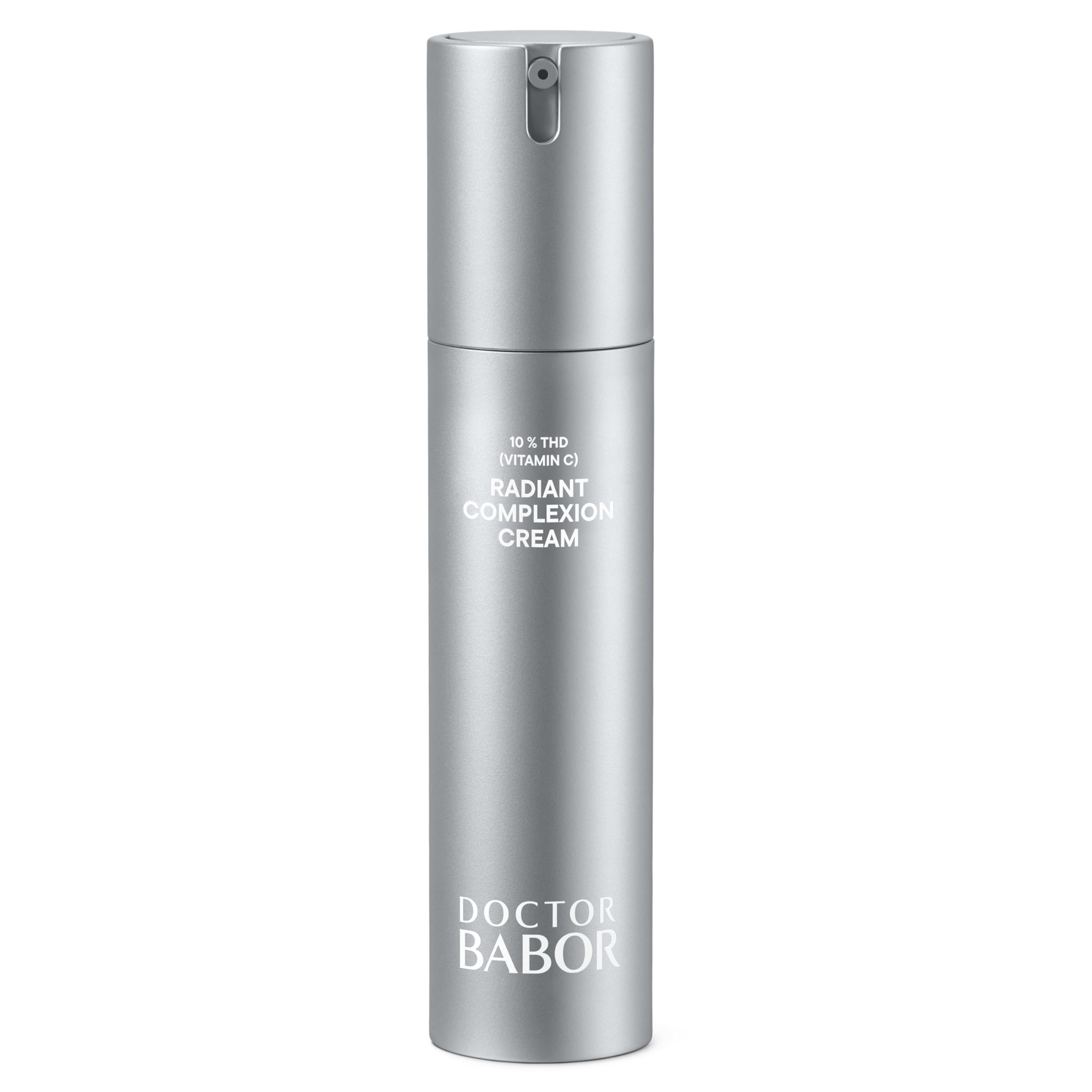 DOCTOR BABOR Radiant Complexion Cream (50 ml) – Crema hidratante facial vegana con ácido hialurónico y 10% de vitamina C, reduce la hiperpigmentación y lograr una piel visiblemente más luminosa