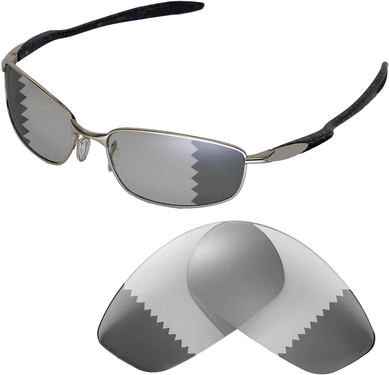 Amazon Walleva交換レンズOakley Blenderサングラス 9オプションAvailable Walleva