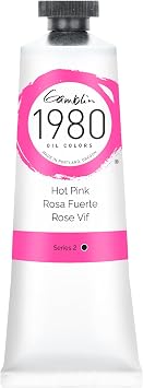 Gamblin 1980 Oil Colors, Artists Paint, Hot Pink, 37 ml tube 7316