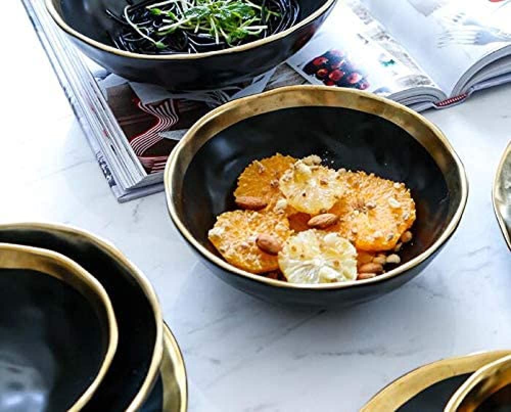 Set Di 2 Ciotole Per Noodle Ciotola Per Zuppa, Ciotole Per Cereali In Ceramica Vintage Per Pasta Per Insalata Di Riso E Cereali Per Zuppa,Ciotola Per Ramen-white||7.8 inches
