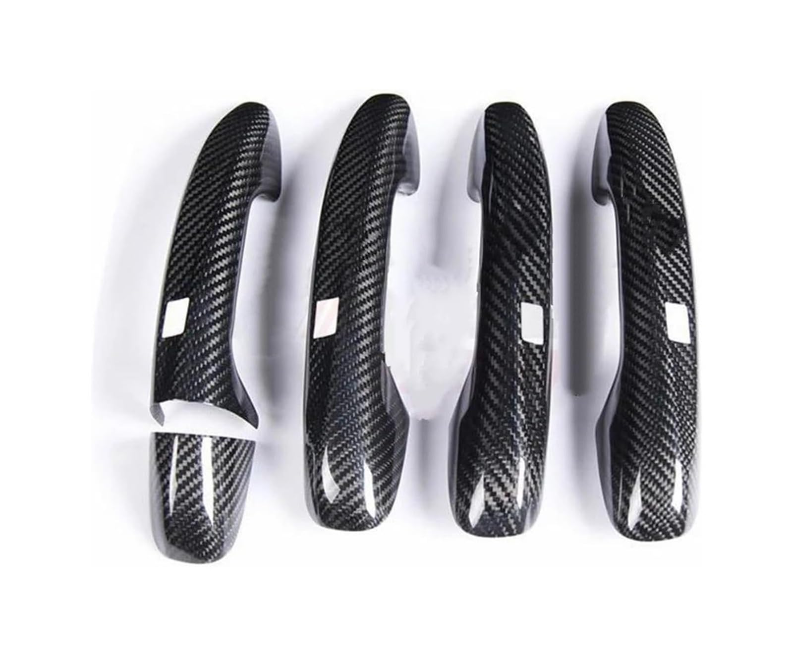Hckclmbmzw 4Dr No Smart For Benz C E S Glc Gle Class W205 W213 X253 W222 C292 W167 W177 Rhd Car Inner Real Carbon Fiber Door Handle Cover Trim Door Handle Cover(4Dr No Smart)