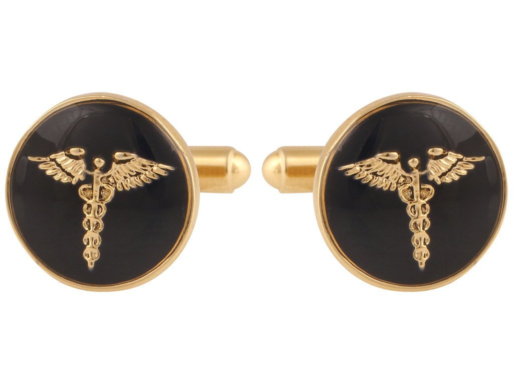 Brass Doctor Cufflinks for Men