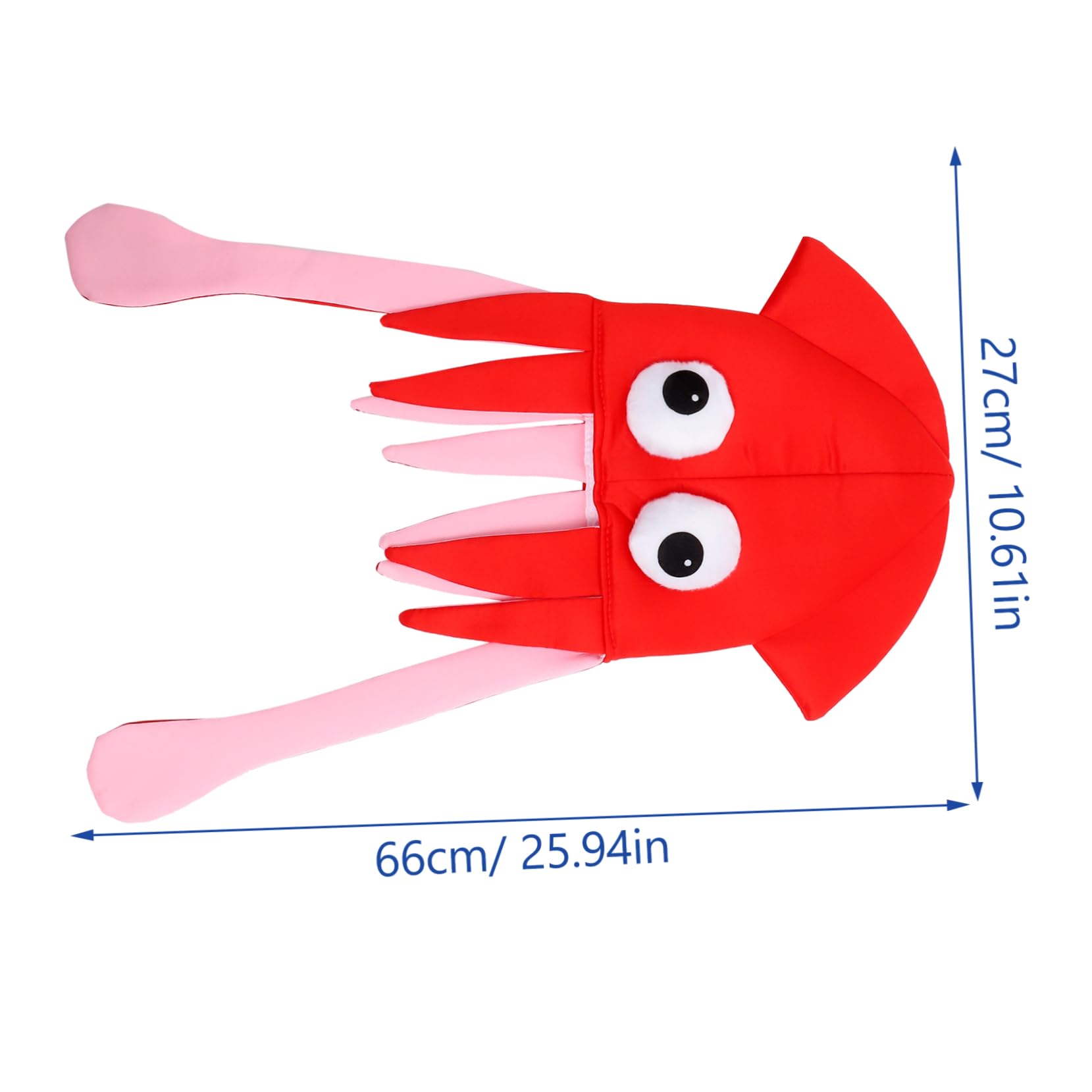 BESPORTBLE Cartoon Octopus Hat Costume Accessory Adorable Party Prop for Cosplay Festivals Bright Design for Boys Fun Themed Hat for Beach Celebration