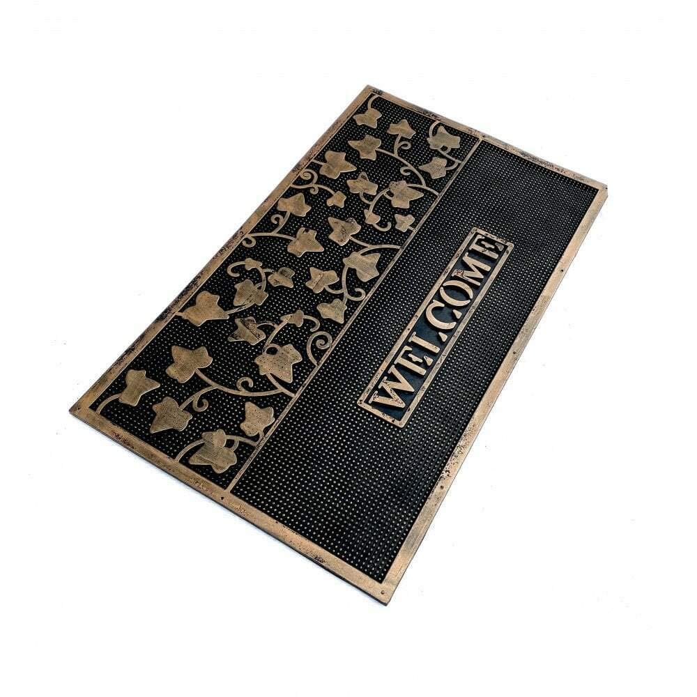 On1shelf Black On1shelf® Fashion Shoe Scraper Doormat Indoor Outdoor Floor Mat Entrance Rug (45X75cm (4))