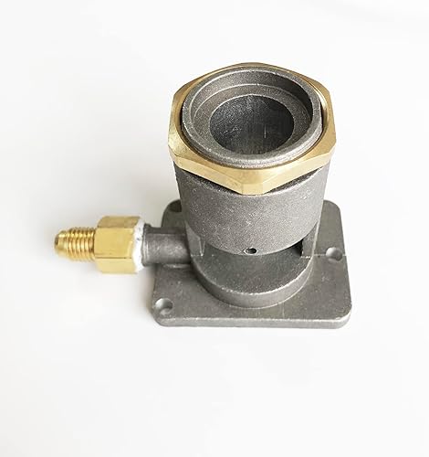 GRILLJOB BBQ Grill Side Burner Base with NG Orifice, Replacement Parts for Single and Double Side Burner from Lion, Blaze, Sunstone, Summerset, Fits GRILLJOB BBQ Grill Side Burner Base with NG Orifice, Replacement Parts for Single and Double Side Burner from Lion, Blaze, Sunstone, Summerset, Fits