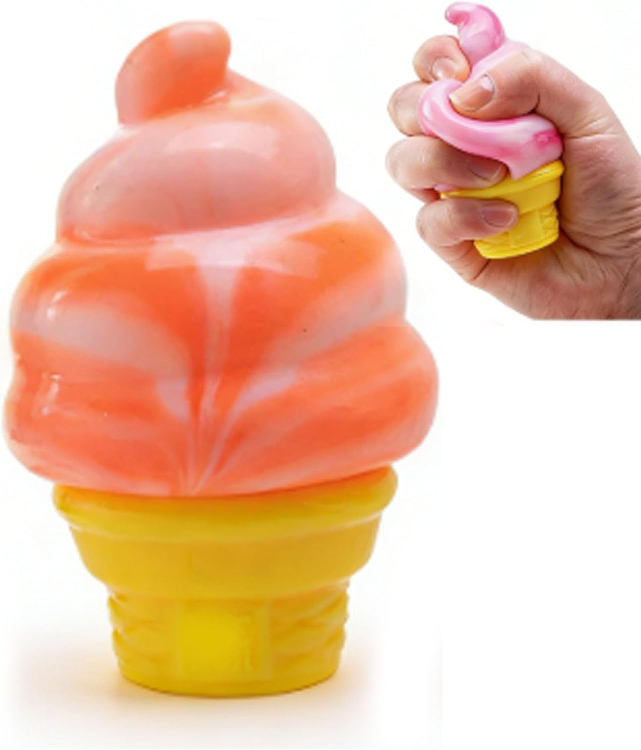Ice Cream Squeeze Squishy, Ice Cream Squishy, 2026 Upgrade Slow Rise Sensory Fidget Toy, Easter Basket Stuffers Party Favors (Blue) — view 9