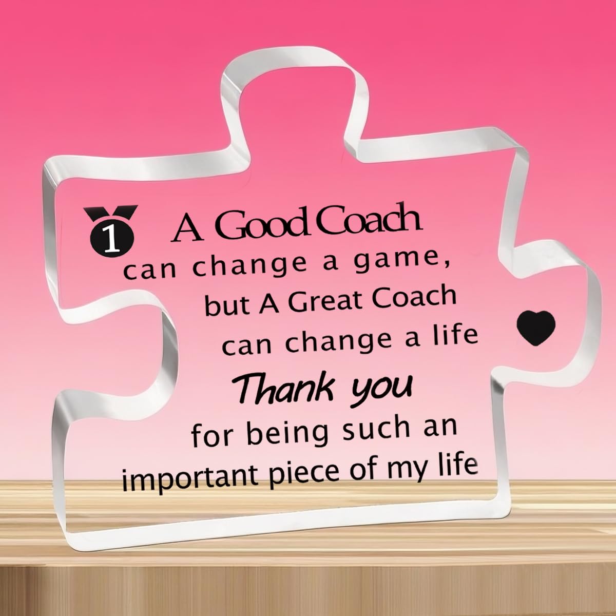 Tovii For Coach Coach Gifts Soccer Football Coach Acrylic Thank You Gifts For Runner Baseball Softball Volleyball Coaches Keepsake